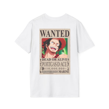 Ace- WANTED  T-Shirt - World King