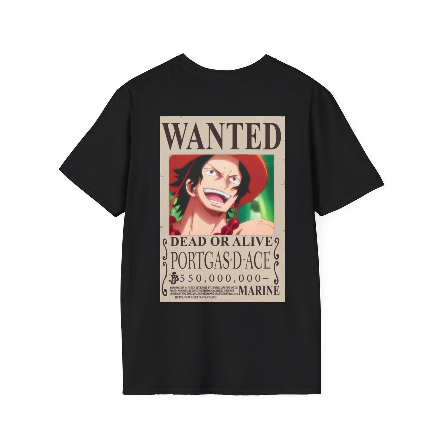 Ace- WANTED  T-Shirt - World King